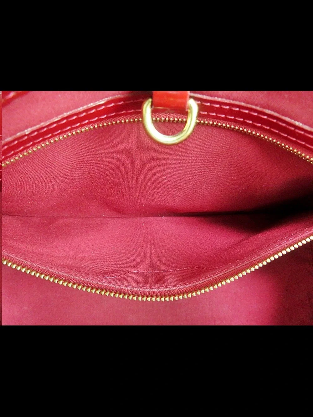Louis Vuitton shiny red